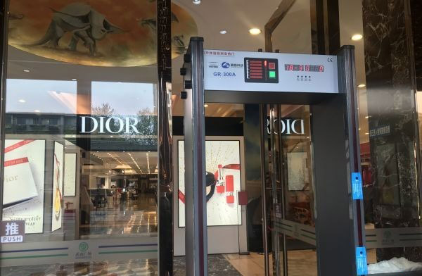 紅外線測溫安檢門限流，重啟前夕記者探訪武商